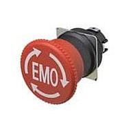 Omron Automation and Safety A22NE-MRO-PD11-N Push Turn Estp 40mmTurnrst1NO1NCpush EMO