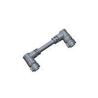 Amphenol LTW AB-CB05BR-CBBR-QD004 Sensor Cables / Actuator Cables X-Lok, Middle Size, Plastic, 10A, 05 pins, Female Connector, Male Contact, Right Angle-to-Right Angle, Push Lock, Overmolded Double Ended, Length 4000mm, IP68