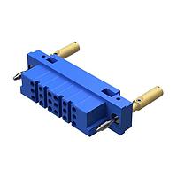 Amphenol Positronic SP6N5XN2XN2ZN2XN2XN51S0E01/AA Power to the Board Power and Signal Connector with rotating male jackscrews (contacts ordered separately)