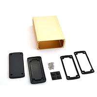 Bud Industries EXN-23358-GD PCB Enclosure Extruded Aluminum Enclosure Gold (2 X 4.5 X 6.7 In)