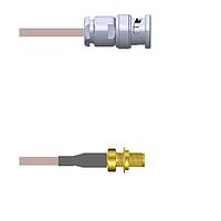 Amphenol Custom Cable Q-0J02W0005036i RF Cable Assemblies BNC-SP/SMA-SJB G316 36I