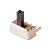 Same Sky (formerly CUI Devices) SLW-864547-5A-RA-D Slide Switches 8.6 x 4.5 x 4.7 mm, 5 mm Raised Slide Actuator, Right Angle, Through Hole