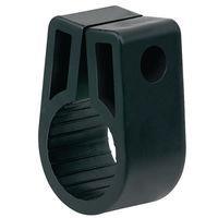 Essentra Components 12879 Cable Clips Cable Cleat, Size 8, .799 Max Cable, Black