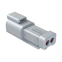 Amphenol SINE Systems AT04-2P-EC01 Connectors AT Series Receptacle 2 Way End Cap
