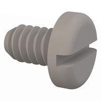 Essentra Components 011024P031 Pan Slotted Pan Slotted Screw, #10-24 Thread, 5/16 Lg