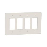 Square D SQWS141004LA Cover Frame 4 GANG MID+ WALL PLATE LA