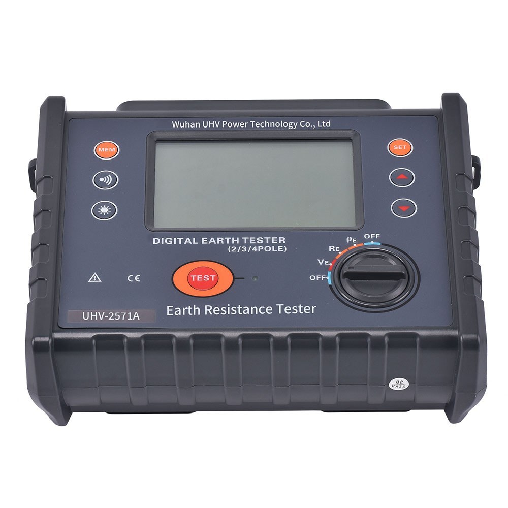 Earth resistance tester for grounding resistance measurement