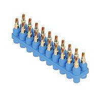 Radiall R929993000 Accessories BANANA / 2MM SERIE FEMALE 20-WAY 6MM SOLDER POT BLUE