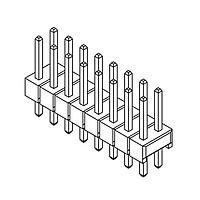 Amphenol Commercial Products G800LQ588018EU Pin Strip Pin Header 2.54mm Pitch STR DIP,2x8Pin,G/F,LCP,6.0mm*2.5mm*3.0mm,Color-Black