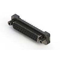 EDAC 628-025-326-213 D-Sub Connectors - Standard Density Vertical Plastic Body D-Sub Connector