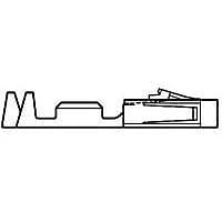AMP Connectors - TE Connectivity 1-104480-2 (Cut Strip) Contacts SKT 26-22 CU/AU Cut Strip of 100