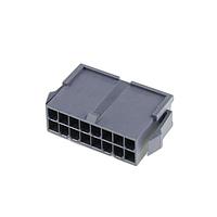 Molex 46993-1610 Plug Housing MiniFitJr Plug DR Glow Wire 16Ckt