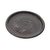 Same Sky (formerly CUI Devices) CLS0402MA-1 Electromagnetic speaker, 40 mm round, 5.3 mm deep, PET, Nd-Fe-B, 500 mW, 8 ?, 530 Hz, solder pads