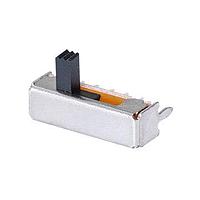 Same Sky (formerly CUI Devices) SLW-147844-4A-RA-S-D Slide Switch 14.7 x 8 x 4.4 mm, 4 mm Raised Slide Actuator, Right Angle, Through Hole