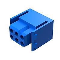 Amphenol Positronic PLB06F0000 Connectors Power Connector - 2 Row, 6 size 16 contacts, Socket (Female), Crimp (contacts ordered seperately)