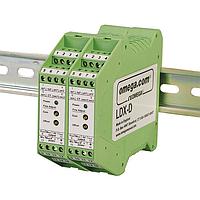 OMEGA LDX-D DIN Rail Signal Conditioner for AC LVDT Transducers (AC Voltage, 55 to 5000 mV)