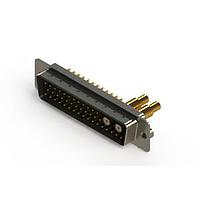 EDAC 627-43W2622-5TA Mixed Contact D-Sub Connectors Vertical Combo Dsub