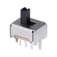 Same Sky (formerly CUI Devices) SLW-867569-4A-N-D Slide Switch 8.6 x 7.5 x 6.9 mm, 4 mm Raised Slide Actuator, Through Hole
