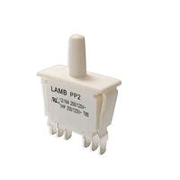 E-Switch PP2-1U7-2B2 Detector Switches 16A 125VAC 4.8x0.8mm On-On-(On) Wht/Wht