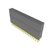 Samtec ESQ-118-69-G-D Sockets Elevated Socket Strip, 0.100" Pitch