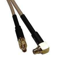 Crystek Corporation CCMX1-MM-RG178- 24 RF Cable Assemblies DC-6GHz RG178 24 in. SMA FB/MMCX Male RA