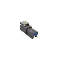 Bulgin PX0011P02GY Connectors 2 Contacts F Miniature Rectangular Grey Connector
