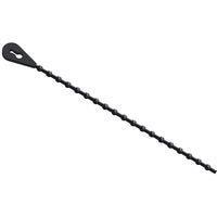 Essentra Components BT-5-01-BK Releasable Beaded Tie,Rel,Black,5 in Lg