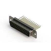 EDAC 627-M25-323-GN1 D-Sub Connectors - Standard Density Vertical Machined D-Sub Connectors