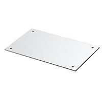 BOPLA 96703100 Enclosures, Boxes, & Cases PANEL, FRONT, BOCUBE, 1.5MM, B FP 1408, ALUMINUM, ANODIZED