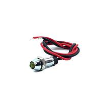 Mallory Sonalert FL1M-6CW-4-Y12V Panel Lights LED YEL 6MM NUT 12VAC/DC