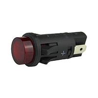 VCC P81-R28H-CR Indicators 0.5in HI-HAT 28VDC TAB RED