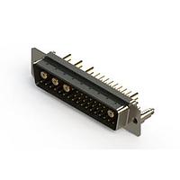 EDAC 627-36W4624-5TD Mixed Contact D-Sub Connectors Vertical Combo Dsub
