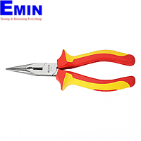 SATA 70132 INSULATED LONG NOSE PLIER 8 inch (200mm, ø1.6mm, 1000V)
