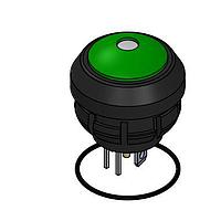 Lumex WG48-1-RB-N-BK-F Standard Switches PBS 12mm SPST 2A 24V mom plastic