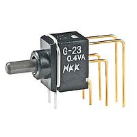 NKK Switches G23AV Sealed ultra miniature toggles ON-OFF-ON DPDT
