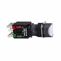 SCHNEIDER XB6AW1G5B Pushbutton Switches Rnd White Flush 1NO 1 nc 120V