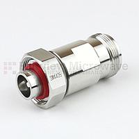 Fairview Microwave SM4405 4.1/9.5 Mini DIN Male to 4.1/9.5 Mini DIN Female  Adapter (6 Ghz,  IP67 Mated)