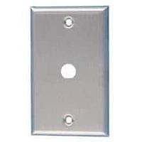 AIM-Cambridge / Cinch Connectivity Solutions 27-8484 Faceplate WALLPLATE ST/STEEL DUAL 3/8" HOLE