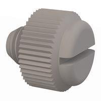 Essentra Components 092528018TEG Thumb Screw Slotted Thumb Screw, 1/4-28 Thread, 3/16 Lg