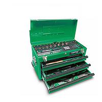TOPTUL GCAZ0047 TBAA0303 82PCS Professional Mechanical Tool Set W/3-Drawer Tool Chest
