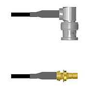 Amphenol Custom Cable Q-0D03M0003072i RF Cable Assemblies BNC-RP/SMB-SJB G174 72I