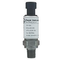 Dwyer TPT-R01 Industrial Pressure Transmitter, 17-4PH SS, High Precision, Sealed Design (Gauge, 100 psi, NPT Male, 1/4 in)
