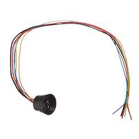 Rosenberger C001-21-500-C Automotive Cables RoPD cable assembly straight panel plug round flange black