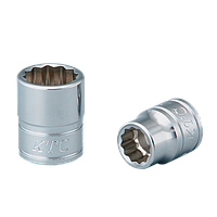 KTC B3-18W 3/8"Sq. Socket Standard (12Pt.) (18 mm)