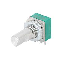 Same Sky (formerly CUI Devices) PTN091-H11115DA Potentiometers 9.5mm, horizontal, 1 gang, 1M ohm, 15mm D-cut shaft, log