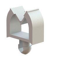 Essentra Components MWSET1-1-19 Cable Mounting & Accessories Micro Wire Saddle,Teardrop,Natural