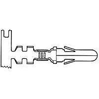 AMP Connectors - TE Connectivity 61627-1 (CUT STRIP) Contacts PIN CONTACT .140 Cut Strip of 100