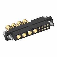 Harwin M80-4C10805F1-04-326-00-000 Power to the Board 8+4 Pos. Female 24-28AWG+14AWG Cable Conn. Kit, Jackscrews