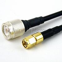 Fairview FMC0203200LF SMA Male to TNC Male Cable LMR-200 Coax and RoHS