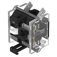 EAO 704.915.4FS Switching Element Switching element slow-make T 1NC+ 1 failsafe PT 6,3 silver